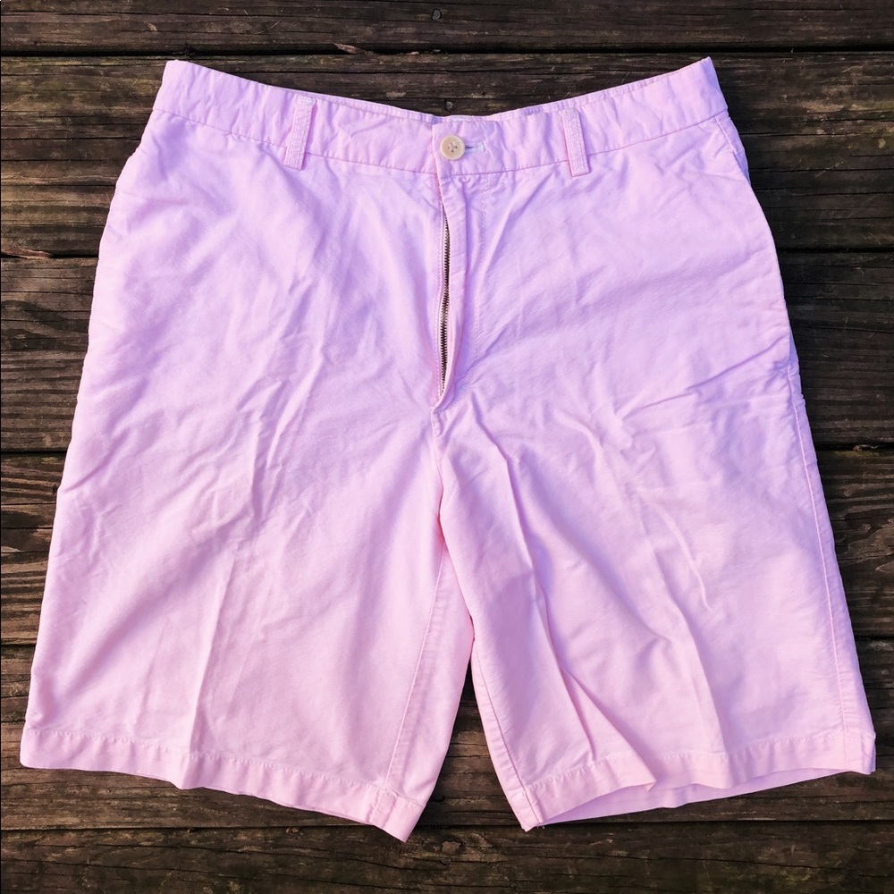 Pink Khaki Shorts